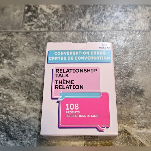 Conversation Cards - Relationship Talk BNIB 108 Prompts - Picture 1 of 3